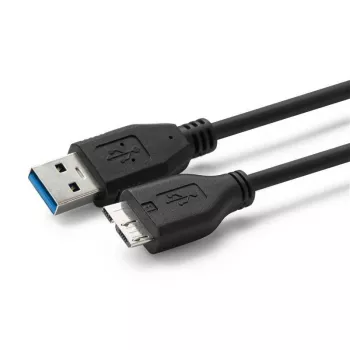Microconnect USB3.0AB1MICRO USB laidas USB 3.2 Gen 1 (3.1 Gen 1) 1 m USB A Micro-USB B juodas
