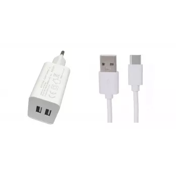 MicroConnect USB3.1CA1SETW sieninis kroviklis išmaniesiems telefonams, baltas, AC, vidaus naudojimui