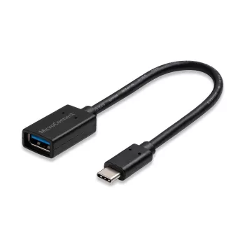 Microconnect USB3.1CAF02BH USB kabelis USB 3.2 Gen 1 (3.1 Gen 1) 0,2 m USB C USB A Juodas