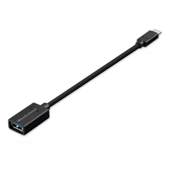 Microconnect USB3.1CAF02BH USB kabelis USB 3.2 Gen 1 (3.1 Gen 1) 0,2 m USB C USB A Juodas