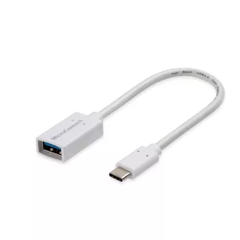 Microconnect USB3.1CAF02W USB laidas USB 3.2 Gen 1 (3.1 Gen 1) 0.2 m USB C – USB A Baltas