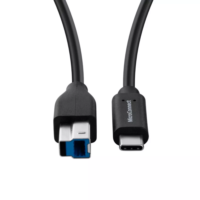 Microconnect USB3.1CB1 USB laidas USB 3.2 Gen 1 (3.1 Gen 1) 1 m USB C – USB B juodas