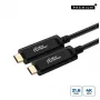 Microconnect USB3.1CC20OP aktyvus šviesolaidinis USB-C laidas 20 m USB 3.2 Gen 2 juodas