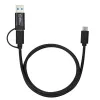 Microconnect USB3.1CCA1 USB-C kabelis USB 3.2 Gen 1 (3.1 Gen 1) 1 m juodas