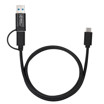 Microconnect USB3.1CCA1 USB-C kabelis USB 3.2 Gen 1 (3.1 Gen 1) 1 m juodas