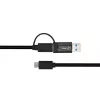 Microconnect USB3.1CCA1 USB-C kabelis USB 3.2 Gen 1 (3.1 Gen 1) 1 m juodas