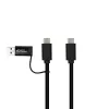Microconnect USB3.1CCA1 USB-C kabelis USB 3.2 Gen 1 (3.1 Gen 1) 1 m juodas