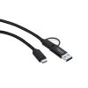 Microconnect USB3.1CCA1 USB-C kabelis USB 3.2 Gen 1 (3.1 Gen 1) 1 m juodas
