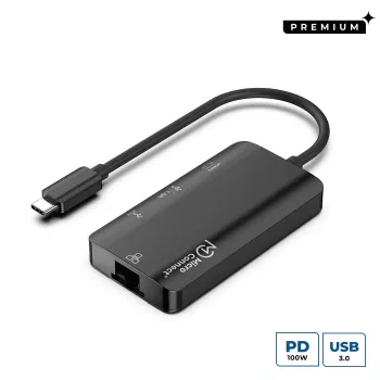 Microconnect USB3.1CCOM16 USB-C 4-in-1 stotelė / prievadų replikatorius, pilka