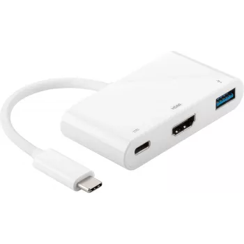 MicroConnect USB3.1CCOM2 USB grafinis adapteris, baltas