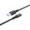 Microconnect USB3.2AC1 USB laidas USB 3.2 Gen 2 (3.1 Gen 2) 1 m USB C USB A Juodas