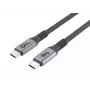 Microconnect USB3.2CC01 USB-C kabelis USB 3.2 Gen 2 (3.1 Gen 2) 1 m USB C juodas