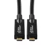 USB-C aktyvus optinis laidas MicroConnect USB3.2CC15OP 15m, juodas, 10 Gbit/s