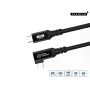 USB kabelis Microconnect USB3.2CC2-A 2m USB C juodas USB 3.2 Gen 2x2 20 Gbit/s