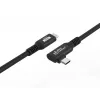 USB kabelis Microconnect USB3.2CC2-A 2m USB C juodas USB 3.2 Gen 2x2 20 Gbit/s