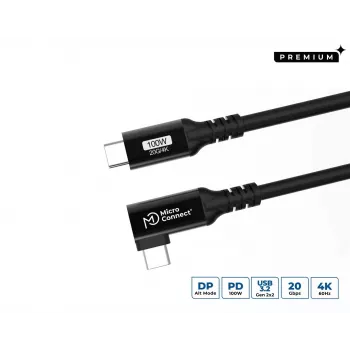 Microconnect USB3.2CC3-A USB-C laidas USB 3.2 Gen 2x2 3 m juodas