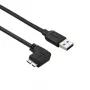 StarTech.com plonas Micro USB 3.0 kabelis - M/M - kairysis kampinis Micro-USB - 1 m