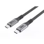 Microconnect USB4CC1 USB4 Gen 3x2 kabelis USB-C → USB-C 1 m juodas