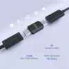 MicroConnect Premium USB4 USB-C adapteris, 40 Gbps, 240 W (USB4-CC-240W)