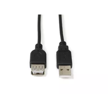 Microconnect USBAAF05B USB 2.0 ilginimo kabelis 0.5 m USB A juodas