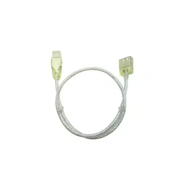 Microconnect USBAAF05T USB 2.0 ilginimo laidas 0.5 m USB A skaidrus