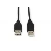 MicroConnect USBAAF2B USB 2.0 ilginimo kabelis 1,8 m USB A juodas
