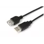 MicroConnect USBAAF3B USB 2.0 ilginimo laidas, USB A (kištukas) -> USB A (lizdas), 3 m, juodas