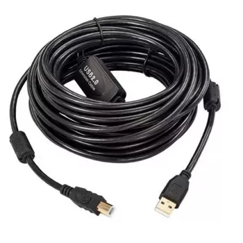 MicroConnect USBAB15B-ACTIVE aktyvus USB 2.0 kabelis 15 m USB A – USB B juodas