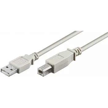 Microconnect USBAB3 USB 2.0 laidas 3 m USB A USB B baltas