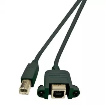 Microconnect USBABF1PANEL2 USB 2.0 laidas 1,8 m USB A – USB B juodas