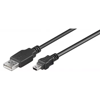 Microconnect USBAMB52 USB 2.0 kabelis 1,8 m USB A – Mini-USB B juodas