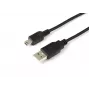 Microconnect USBAMB55 USB 2.0 laidas 5 m USB A – Mini-USB B juodas