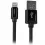 StarTech.com 2 m USB į Lightning laidas – ilgas iPhone / iPad / iPod įkrovimo laidas – Lightning į USB laidas – Apple MFi sertifikuotas – juodas