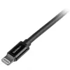 StarTech.com 2 m USB į Lightning laidas – ilgas iPhone / iPad / iPod įkrovimo laidas – Lightning į USB laidas – Apple MFi sertifikuotas – juodas
