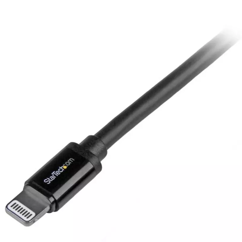 StarTech.com 2 m USB į Lightning laidas – ilgas iPhone / iPad / iPod įkrovimo laidas – Lightning į USB laidas – Apple MFi sertifikuotas – juodas