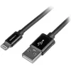 StarTech.com 2 m USB į Lightning laidas – ilgas iPhone / iPad / iPod įkrovimo laidas – Lightning į USB laidas – Apple MFi sertifikuotas – juodas