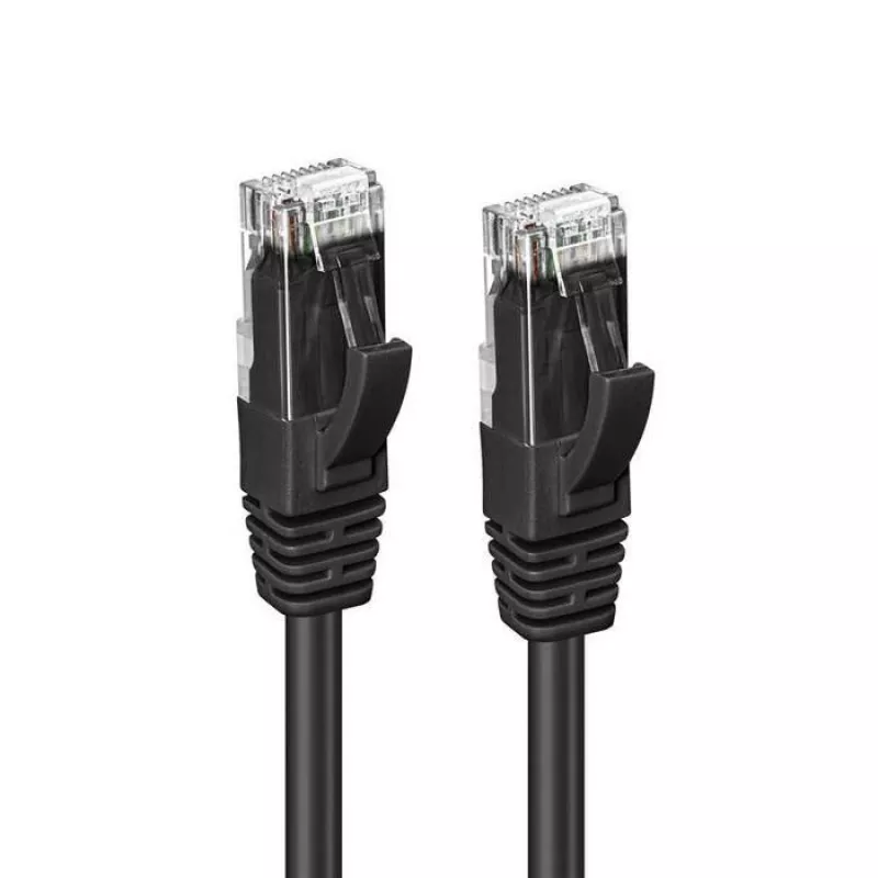 Microconnect UTP5005S tinklo kabelis Juodas 0.5 m Cat5e U/UTP (UTP)