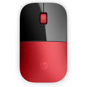 HP Z3700 raudona belaidė pelė, ambidekstrinė, optinė, RF belaidė, 1200 DPI, raudona