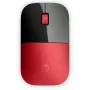 HP Z3700 raudona belaidė pelė, ambidekstrinė, optinė, RF belaidė, 1200 DPI, raudona