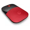HP Z3700 raudona belaidė pelė, ambidekstrinė, optinė, RF belaidė, 1200 DPI, raudona