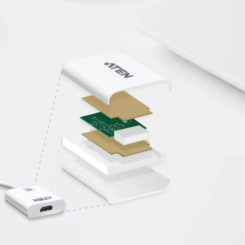 ATEN VC981-AT aktyvus Mini DisplayPort į HDMI keitiklis, 4K@30Hz, 3D