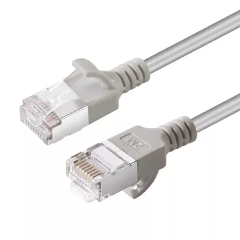 Microconnect V-FTP6A0025-SLIM tinklo kabelis pilkas 0,25 m Cat6a U/FTP (STP)