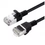 Microconnect V-FTP6A05S-SLIM tinklo kabelis 5 m Cat6a U/FTP (STP) juodas