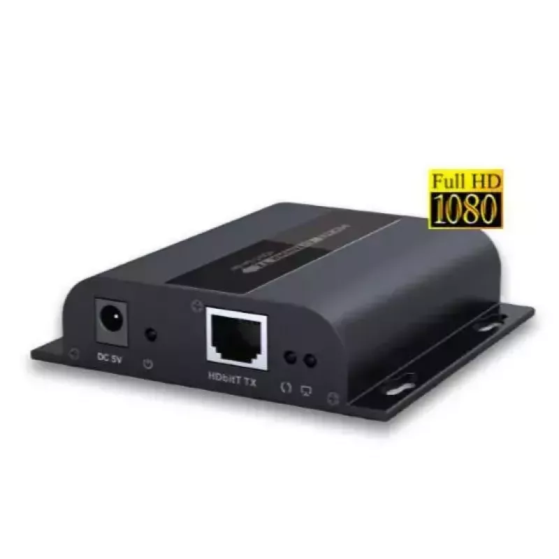 AV siųstuvas VivoLink VLHDMIEXT1-TV2 – HDMI įėjimas/išėjimas per Cat5e, iki 1920x1080, 120 m, laidinis, juodas