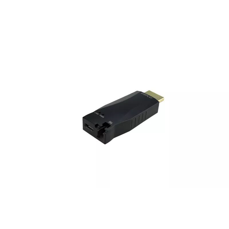 Vivolink VLHDMIEXTDGL100 HDMI vaizdo signalo plėtiklis per šviesolaidį, juodas
