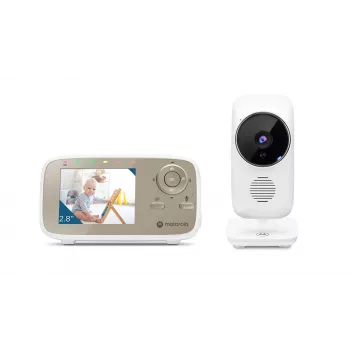 Vaizdo kūdikio monitorius Motorola VM483 300 m FHSS Auksinė, Balta