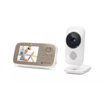 Vaizdo kūdikio monitorius Motorola VM483 300 m FHSS Auksinė, Balta