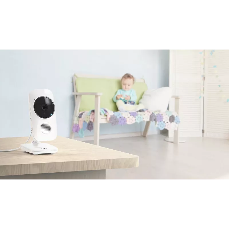 Vaizdo kūdikio monitorius Motorola VM483 300 m FHSS Auksinė, Balta