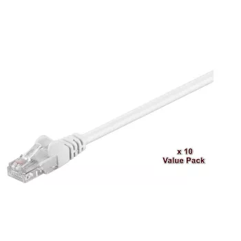 Microconnect V-UTP501WVP tinklo kabelis 1 m baltas Cat5e U/UTP