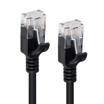 Microconnect V-UTP605S-SLIM tinklo kabelis juodas 5 m Cat6 U/UTP
